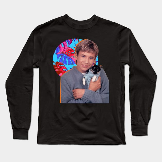 Jonathan Taylor Thomas Long Sleeve T-Shirt by austyndelugoart